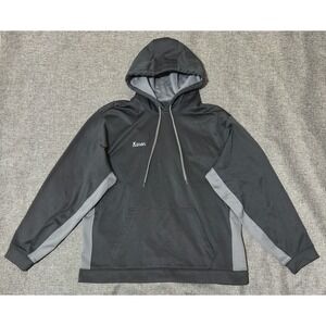 Sport-Tek Mens XL Hoodie Giddy Up Stables Karen Black Gray Pullover